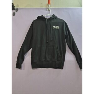 Tuned In Tokyo Hoodie Womens Small Black Fleece Legends Never Die Panda Graphic